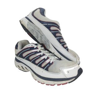 K-Swiss Konejo Mesh Men's pre-owned White/Gray Running Sneakers - sz. 13